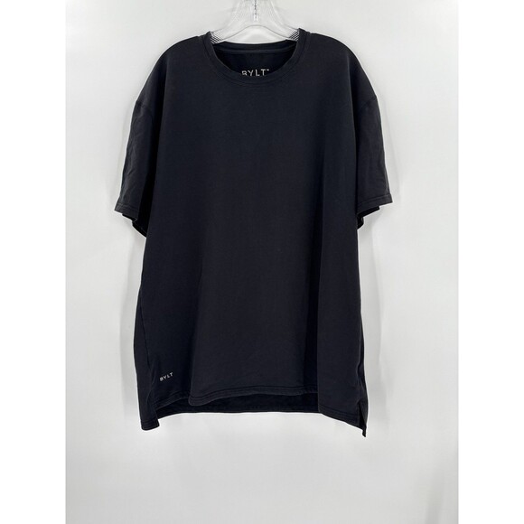 BYLT Premium Basics Signature Black Short Sleeve T-shirt Men's Size XXLARGE - Picture 5 of 13